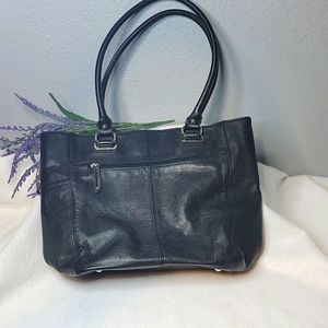 TIGNANELLO Black Leather Handbag